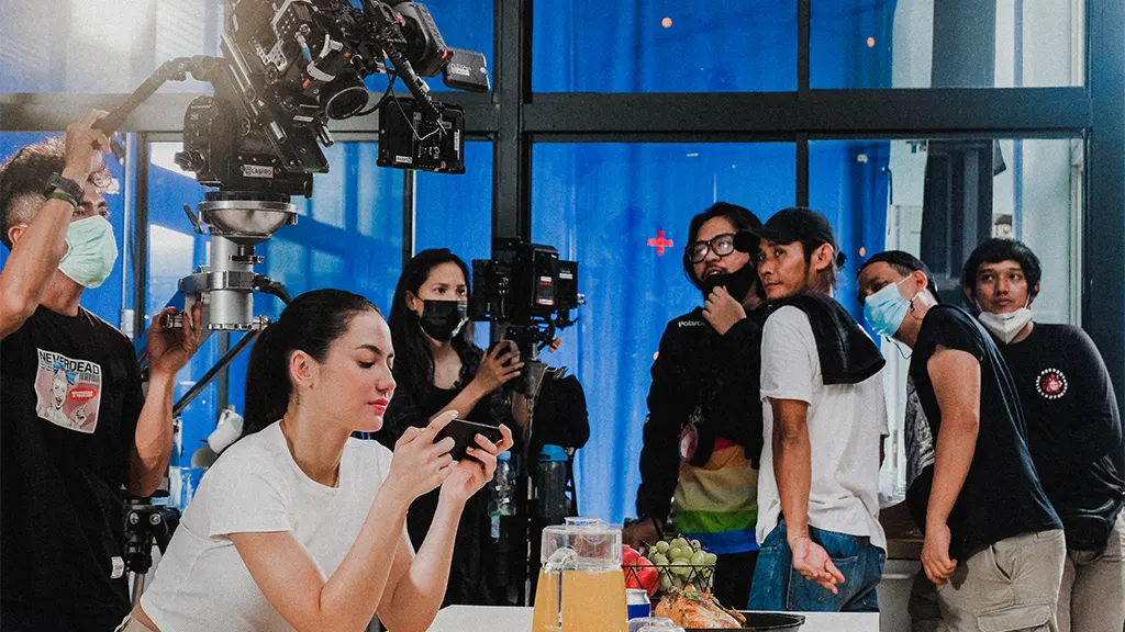 Jakarta production house team shooting commercial